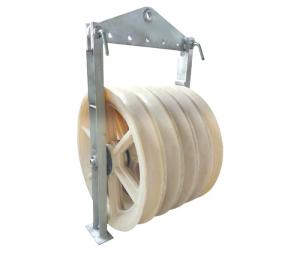 China Transmission Line Tools Cable Pulling Device Stringing Line Block 6T Rated Load on sale