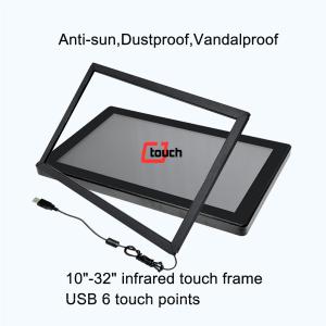 China 10 touch ponits 43 Ir Touch Screen Monitor Multi Point Touch Screen Kit on sale