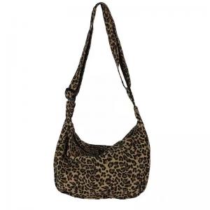 China Fashion Leopard Print Eco Canvas Bags Zebra Design Lady Single Shoulder Bag Large Capacity on sale