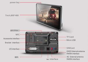 ID Verification Android Mobile Data Terminal 7 Inch ODM With Quad Core Cortex-A7