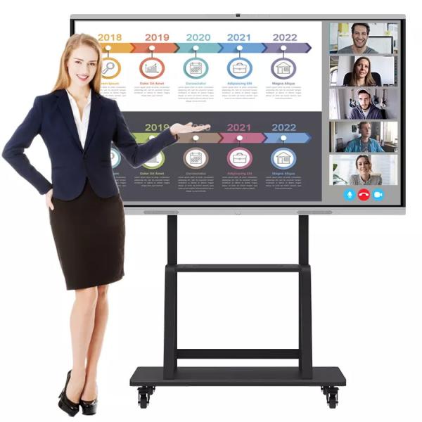 Buy 4K UHD 98 Inch Interactive Display LCD Smart Interactive Flat Panel at wholesale prices