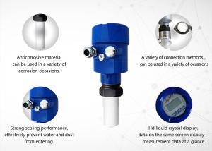 4-20mA NUOYING 26GHz NYRD805 Radar Level Sensor Transmitter suitable for various corrosion liquid with PTFE material Antenna