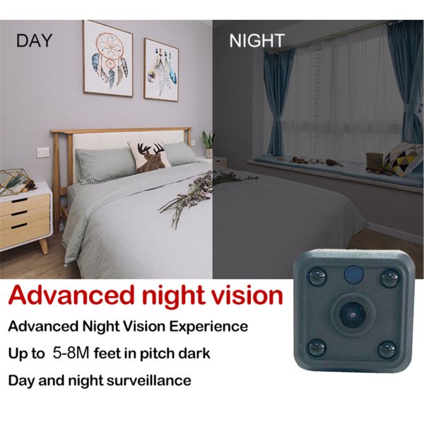 Mini Spy Hidden 1080P Camera WiFi Wireless Cloud Storage Micro SD Audio Video CCTV Small Security Camera