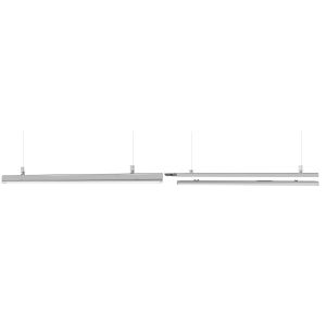 RoHS Aluminum LED Linear Trunking System , 150LM/W LED Trunking Light
