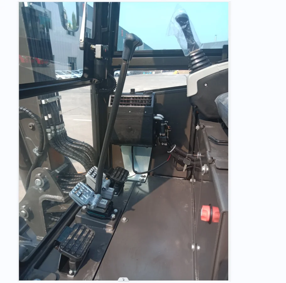 Farm Excavator Digger 3.5 Ton Mini Excavator Kubota Mini Loader With Closed Cabin