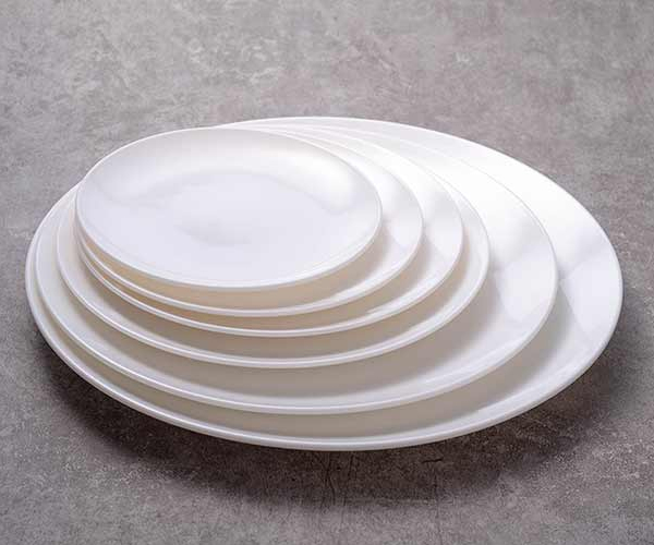 Unbreakable 100% A5 Melamine Plate Set For Restaurant Buffet