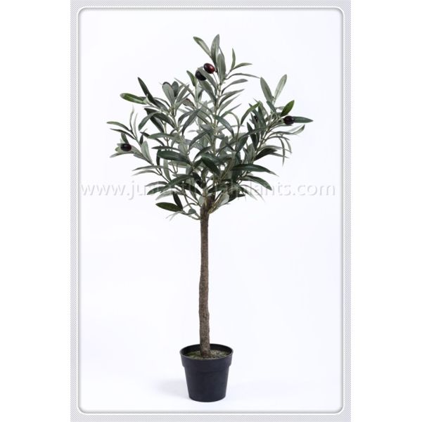Small Artificial Olive Tree Bonsai 65CM Plastic Potted Fake Olive Tree