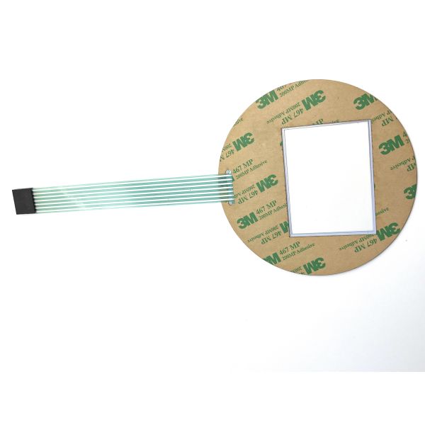 3 Keys LED Electric Custom Membrane Switches With Nicomatic Connector