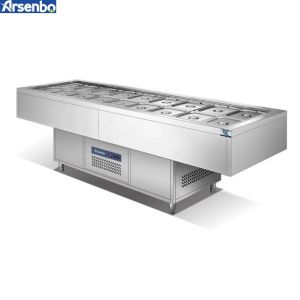 Quality Multipurpose Sandwich Prep Table Cooler SUS201 Practical Durable for sale