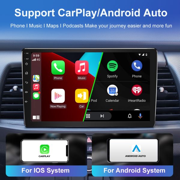 2DIN Carplay For Hyundai Veracruz IX55 2006-2015 Stereo Multimedia Player GPS Autoradio