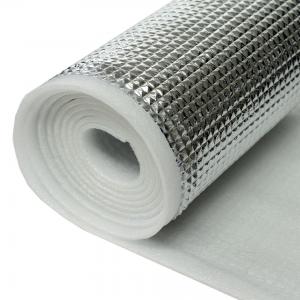 China Multipurpose Thermal Bubble Wrap Roll Fire Retardant Aluminum Foil Material on sale