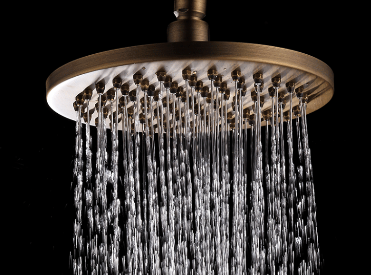 Luxury Copper Antique Shower European Rain Shower Faucets