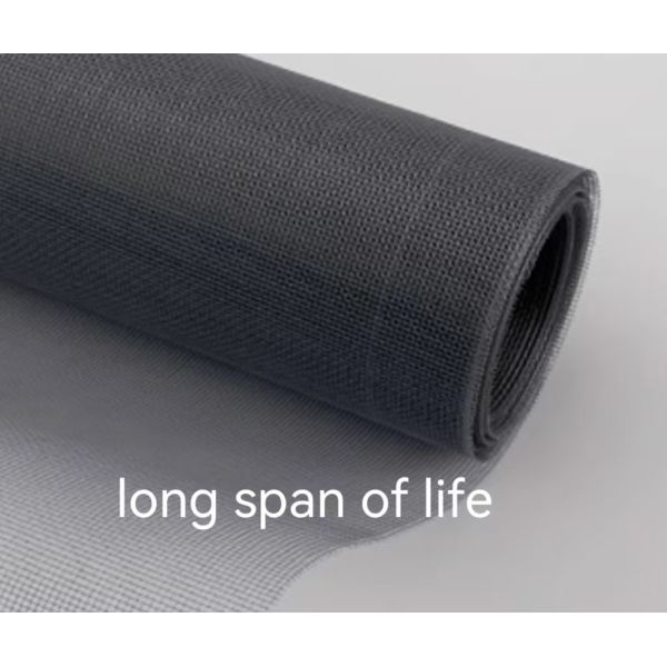 Long span of life fiberglass insect screen