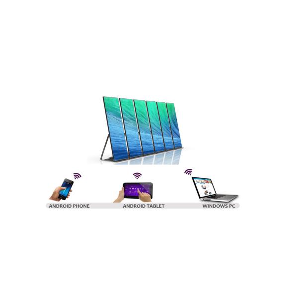 P2 130W IP40 1000nits LED Poster Display For Advertising