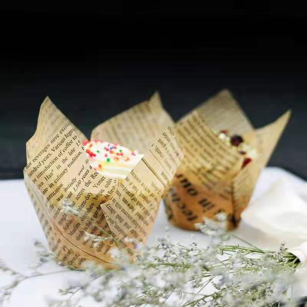 High Temperature Resistance Baking Cup Liners Newspaper Packing Material