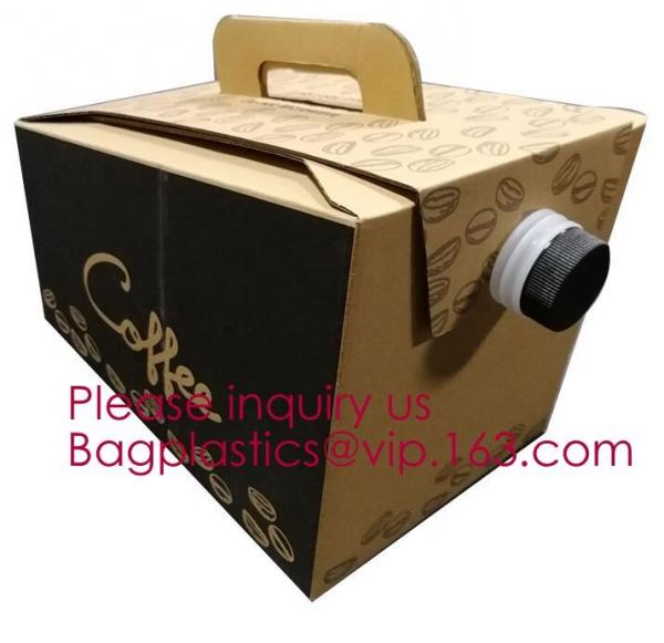 2L/3L/5L Disposable Coffee Bag In Box With Valve Coffee Box Dispenser Bag In Box Bags, Wine Carriers, Juice Beverage Bag
