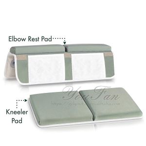Quality Machine Washable Bath Kneeler And Elbow Rest With Storage Travel Bag for sale