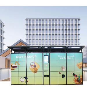 Quality Solar Powered Smart Express Parcel Delivery Logistic Locker With Cloud System For Remote Management for sale