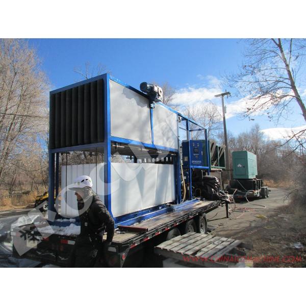 6-tonne Capacity Ice Block Machine for Bar or Block Ice in Sur Commande Dimensions