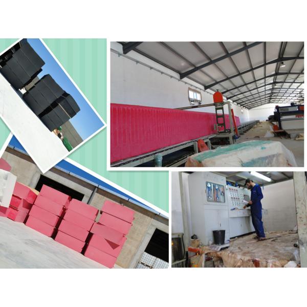 Auto Memory Mattress Manufacturing Machines , Flexible Polyurethane Foam Production With Siemens Inverter