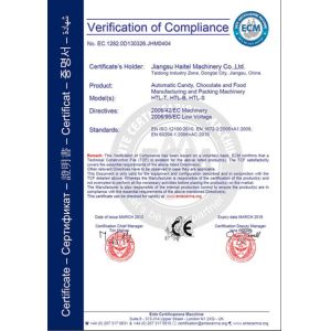JIANGSU HAITEL MACHINERY CO.,LTD Certifications