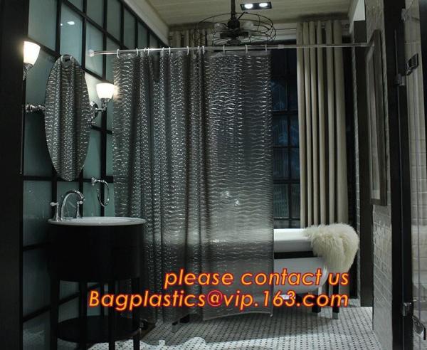 Stripe Hotel White Polyester Jacquard Shower Curtain,180x180cm maple leaf PEVA theme bathroom accessories shower curtain