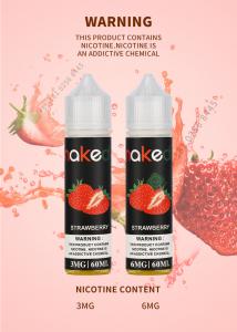 Quality Vape Liquid E-Cigarette Oil Strawberry Taste 5mg 6mg Nicotine MSDS for sale