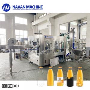 China High Capacity Pulp Juice Filling Machine Plastic Bottles PLC Control on sale