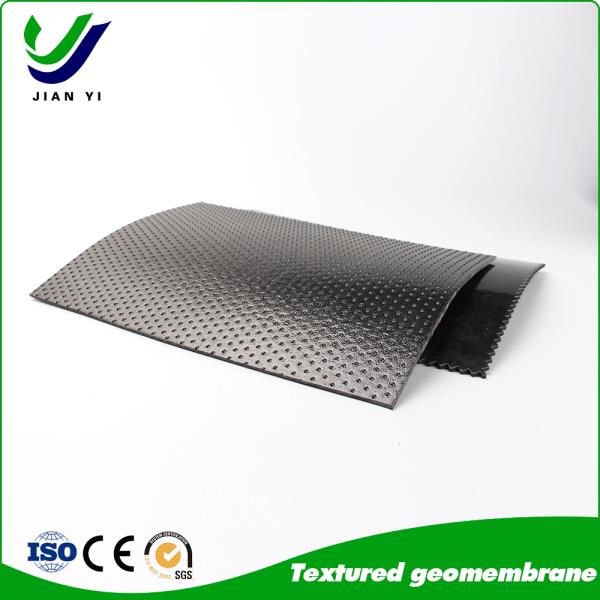 Quality Textured HDPE Geomembrane with Superior Friction Resistance for Enhanced Slope Stability and Critical Containment for sale