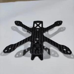 Quality OEM/ODM Custom Carbon Fiber CNC Cutting Machining Parts For FPV Drone Kit Frame for sale