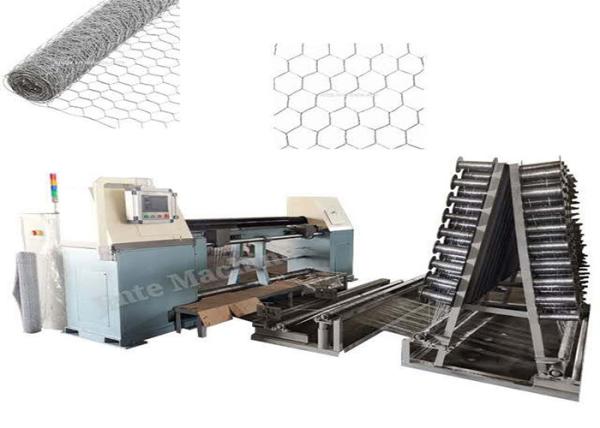 Buy CE PLC Control Architecture Hexagonal Wire Mesh Machine at wholesale prices