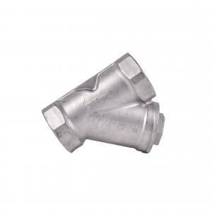 Quality Y Type Strainer Filter Valve for Female Thread Connection DN50 Stainless Steel 201 304 for sale
