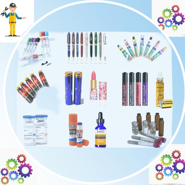 Medical Ampoule Sticker Labeling Machine Automatic Sticker Applicator