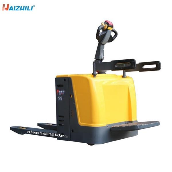 3000kg Electric Lift Truck , Compact Design Pallet Lift Truck Stable Performance
