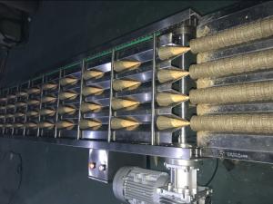 China Automated Ice Cream Cone Making Machine With Schneider PLC Controller on sale