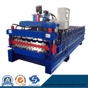 China                  Double Deck Roofing Roll Forming Machine with Automatic Stacker/Metal Profile Sheet Making Machine              on sale