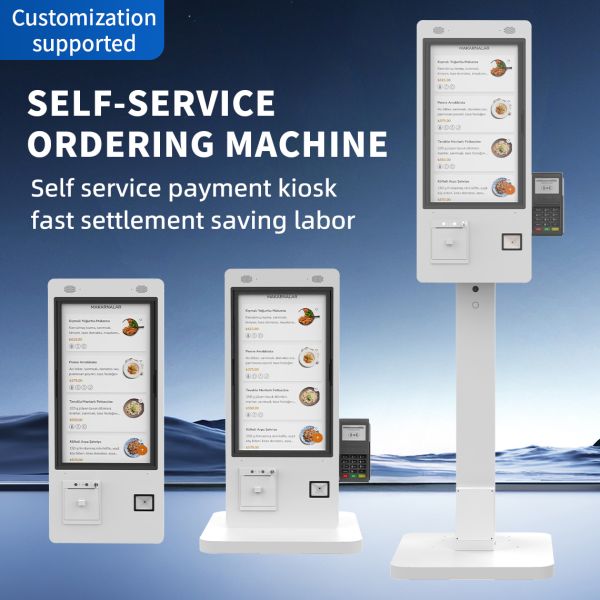 All-in-One 32 Inch Touch POS Terminal Self-service Solution Suitable for restaurants and hotels