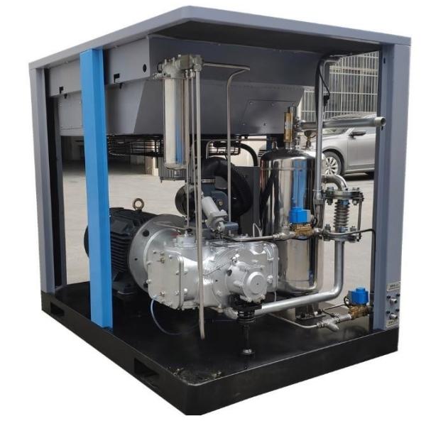 15KW Oil Free Screw Air Compressor Centrifugal 8 Bar Direct Driven Type
