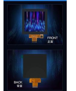 China 3.4 Inch Touch Screen TFT Display Module,  480X480 Resolution,  40 Pins RGB / MIPI Interface on sale