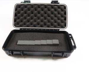 Quality 7 Step Ultrasonic Test Block / Calibration Block / 7075 Alumi Test Block With Certificate Suitcase 0.1-0.7 Inch for sale