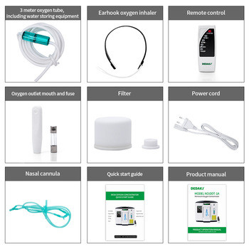 7L/Min 90% Concentration Oxygen Breathing Machine with remote control