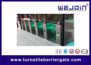 Quality Alarm High Speed Retractable Flap Barrier Auto Detection Flap Gate for sale