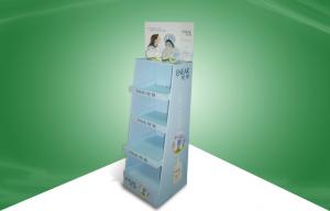 Quality Point of Purchase Cardboard Floor Display Stand for Skincare Products for sale