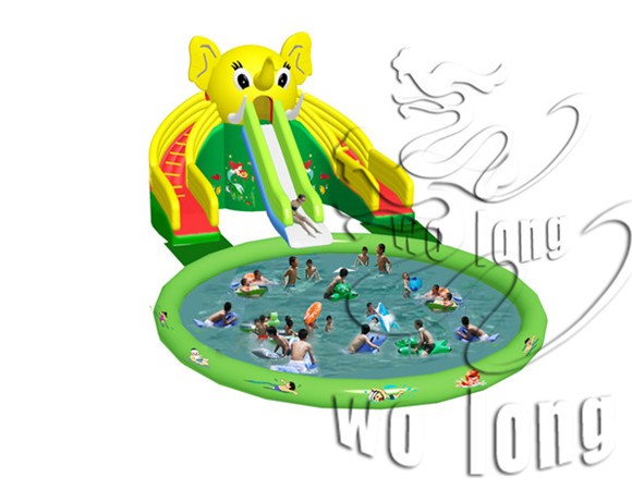 inflatable bounce slide, water park slides for sale, pool slide