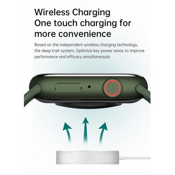 1.69 Inch Programmable Smart Watch Hw22 Pro Max With Wireless Charging