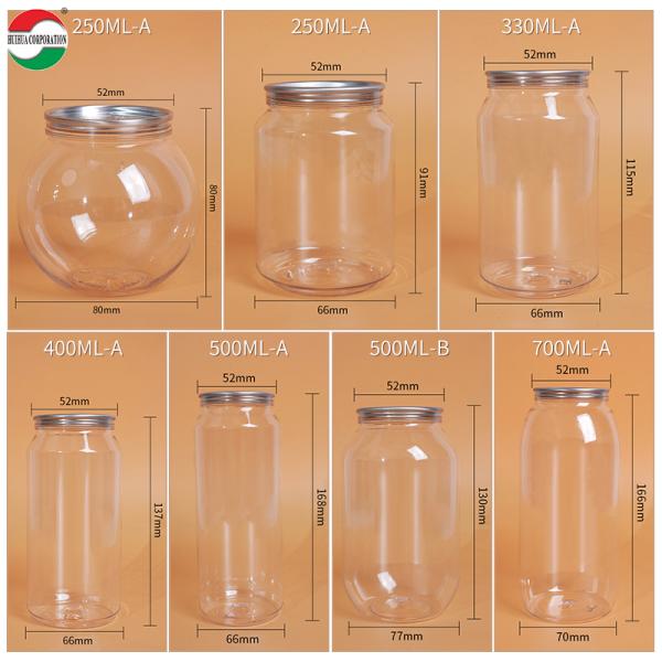 700ml Clear PET Beverage Can for Juice and Soft Drinks