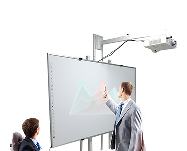 Aluminum Frame Interactive Electronic Whiteboard 20 Points 82 Inch