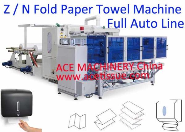 Buy Automatic Z Fold Paper Towel Machine With Auto Transfer System at wholesale prices