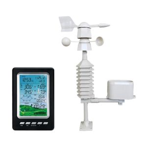 Multi-Functional 18.9*12.5*2.7cm Color Screen Weather Station With Powerful