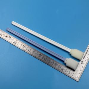 Quality 228mm Lint Free White Extra Long Handle Rectangular Cleanroom Swab UV Printer Cleaning Foam Swab for sale
